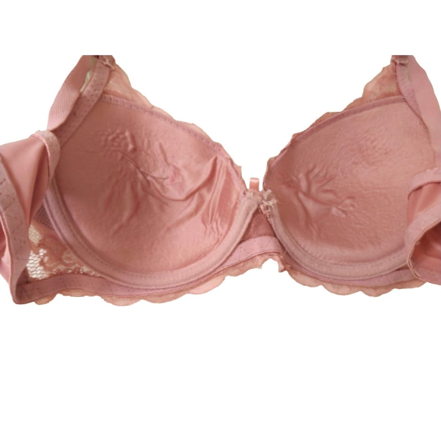Mamia dark pink lace push up bra 34 C