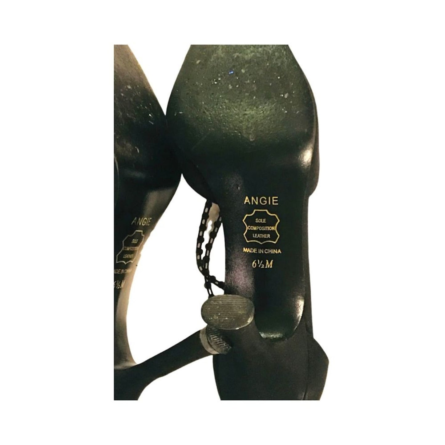Metaphor Angie Women's High Heels Pumps Shoes Elegant Black 6.5 M