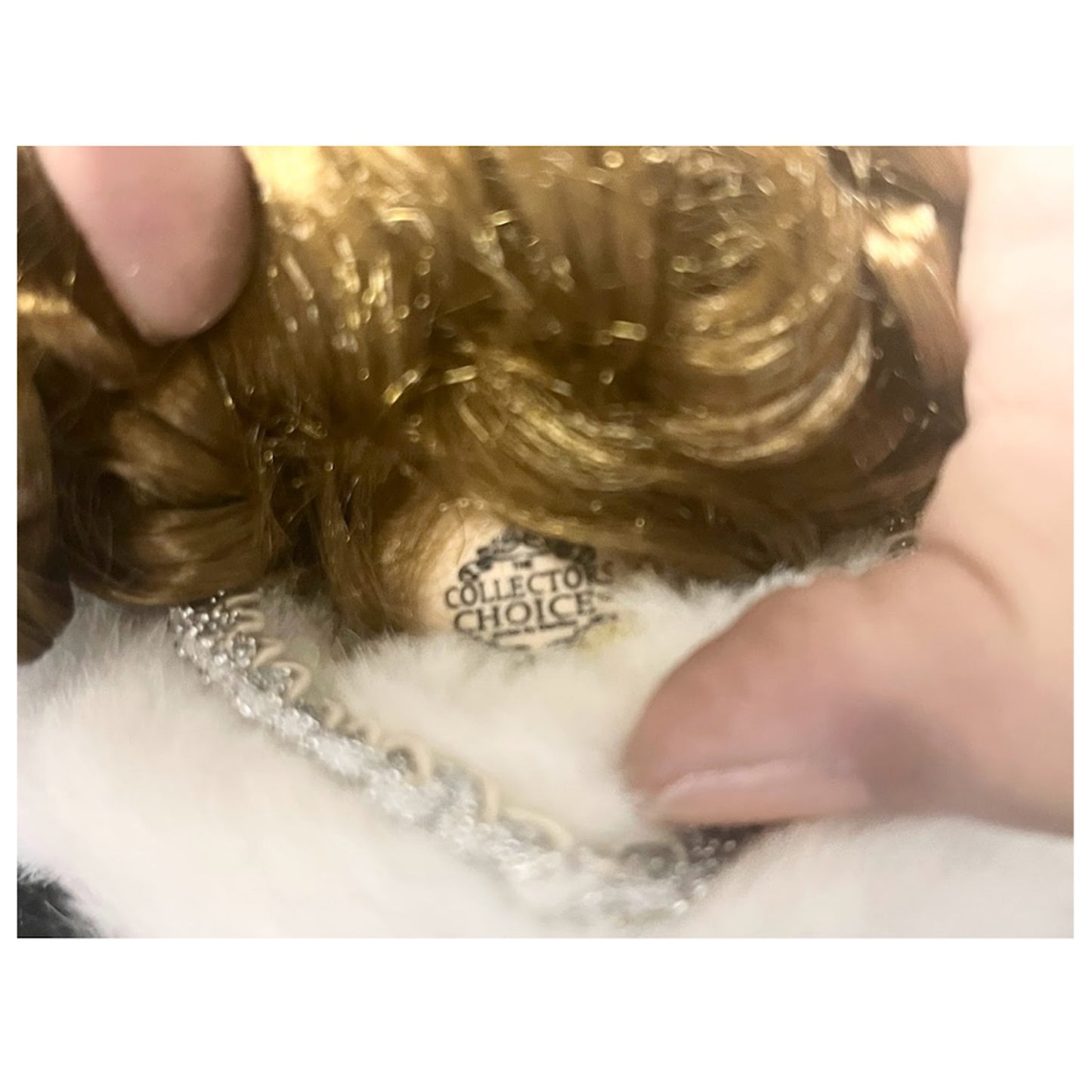 Dan Dee Collector's Choice Wind-Up Musical Porcelain Doll Green Dress