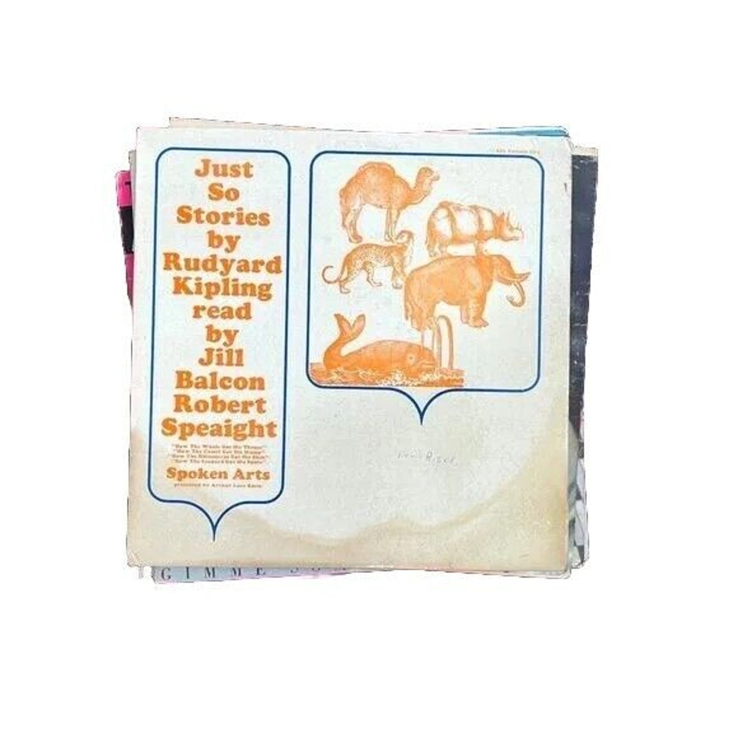 Spoken Arts-Just So Stories By Rudyard Kipling Read By Jill Balcon Robert