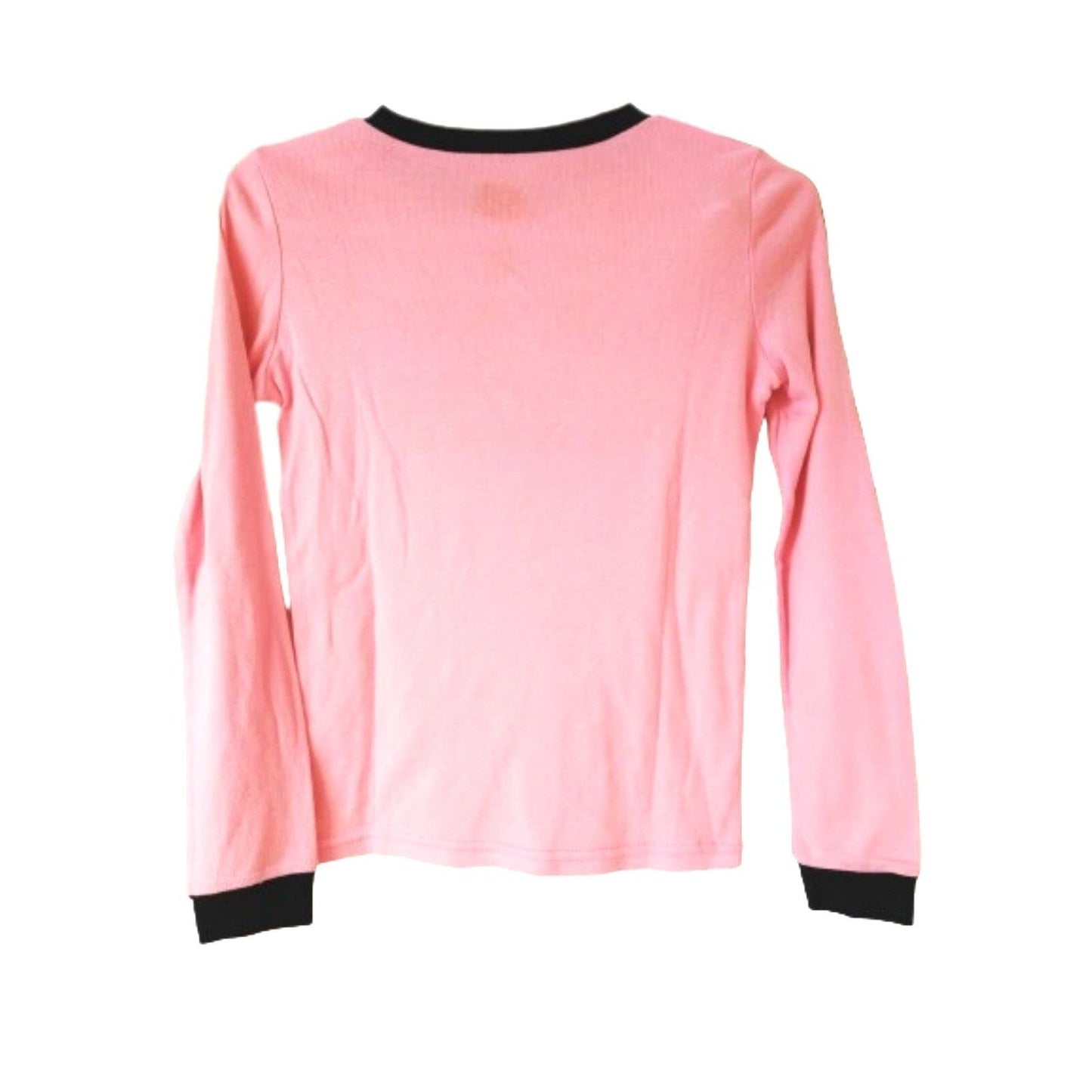 Extremely Me light pink girls top blouse long sleeve crown print 14/16