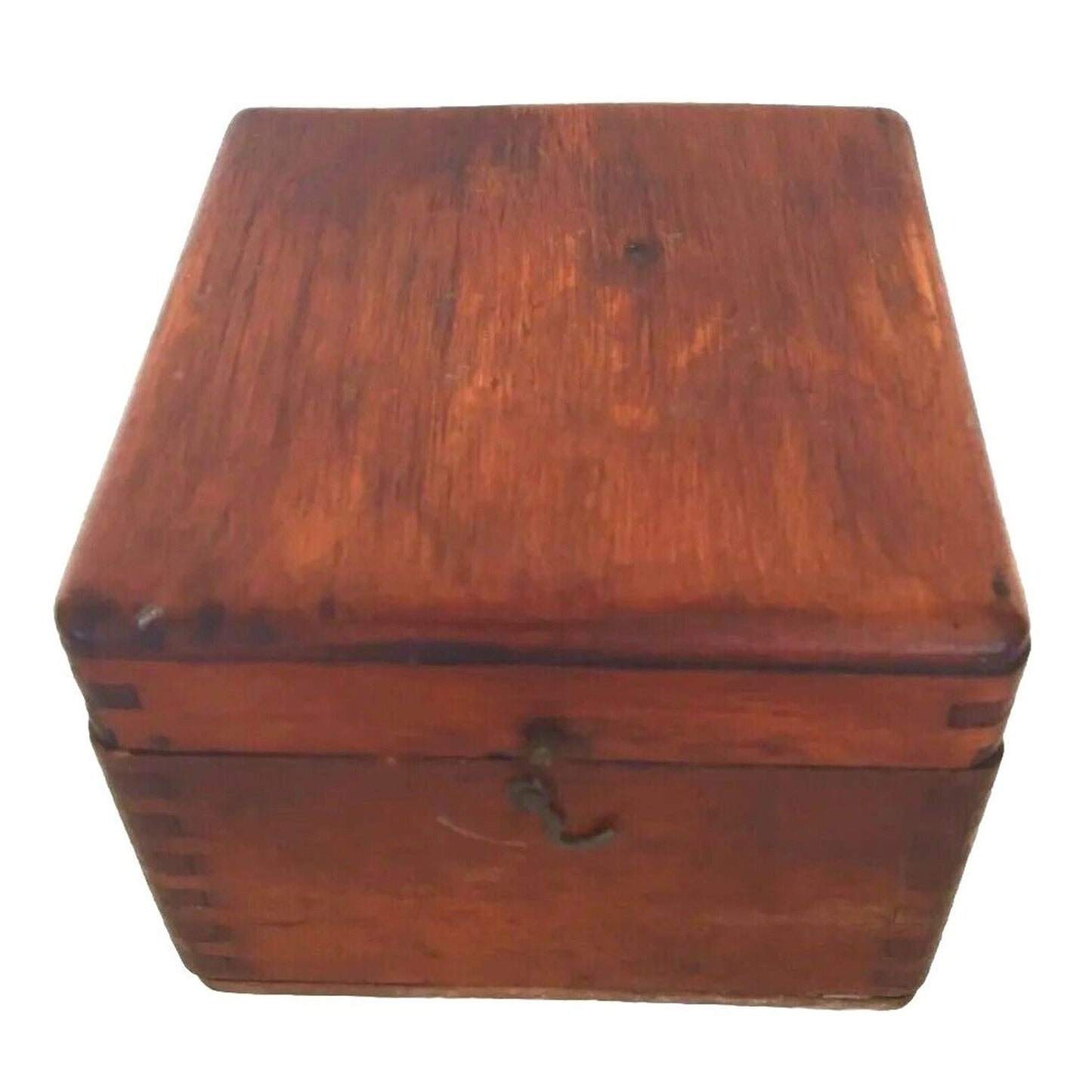 Antique Compass Usa Ship Maritime Nautical Wood Bronze Enamel