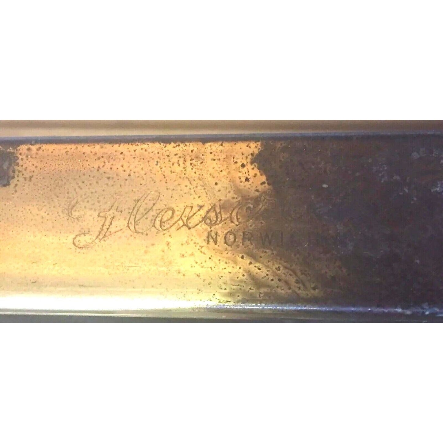 Antique Flexscreen Norwich NY Solid Brass/Iron Fireplace Screen Andirons Tools