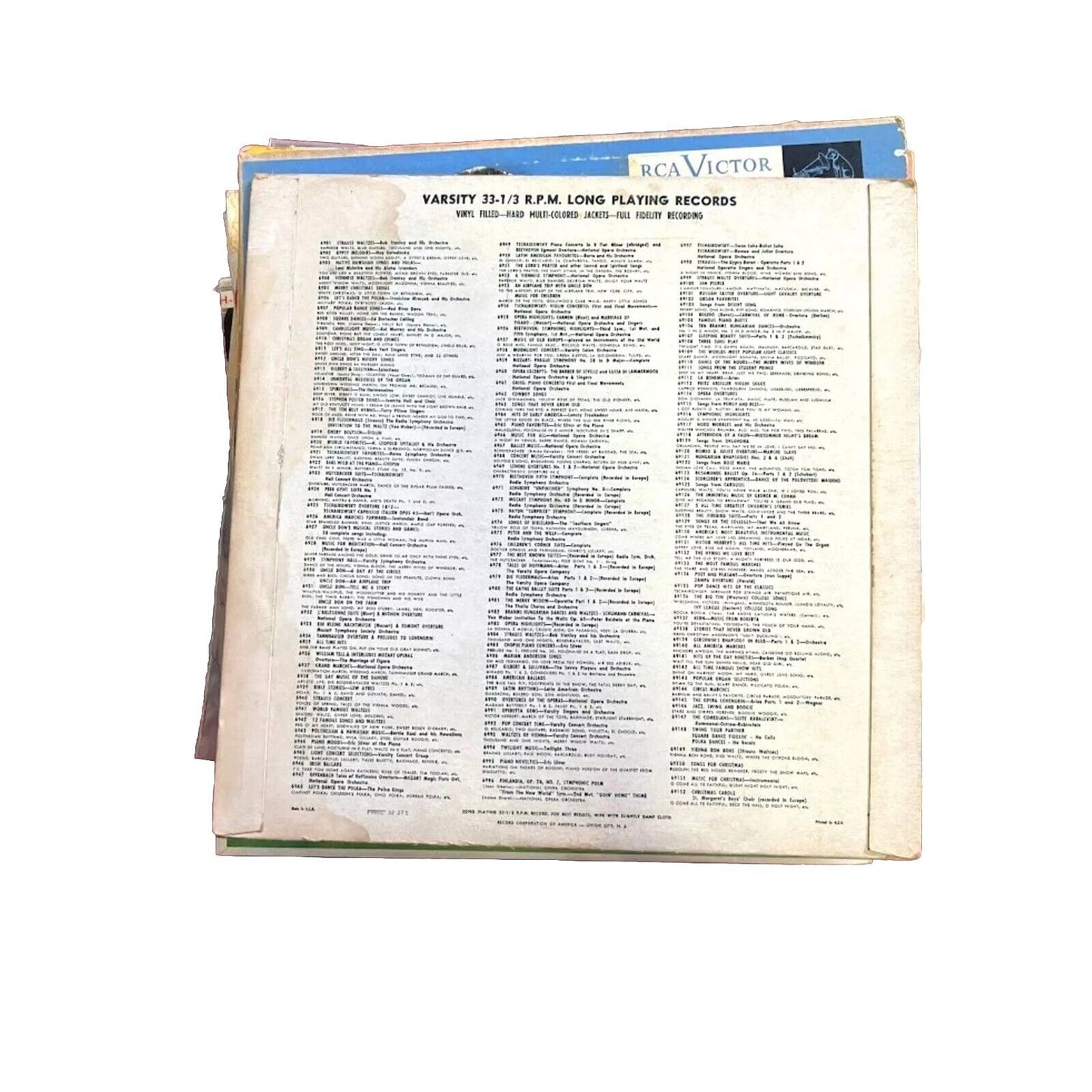 Songs From "Oklahoma'-by Varsity Concert Orchestra 69119 Vinyl Lp 10" Record