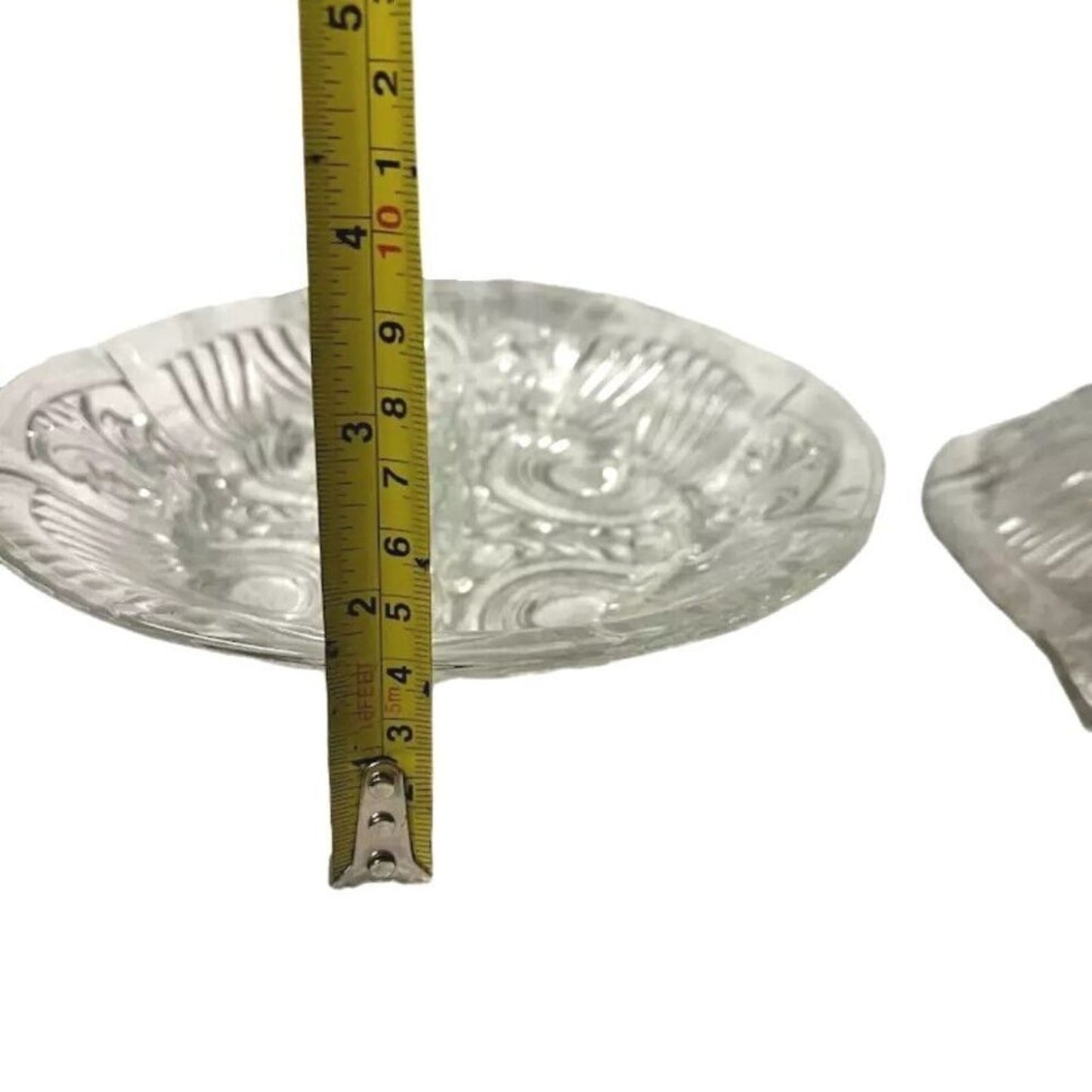 Vintage Indiana Killarney Clear Depression Glass Divided Candy Relish Dish 7.5"