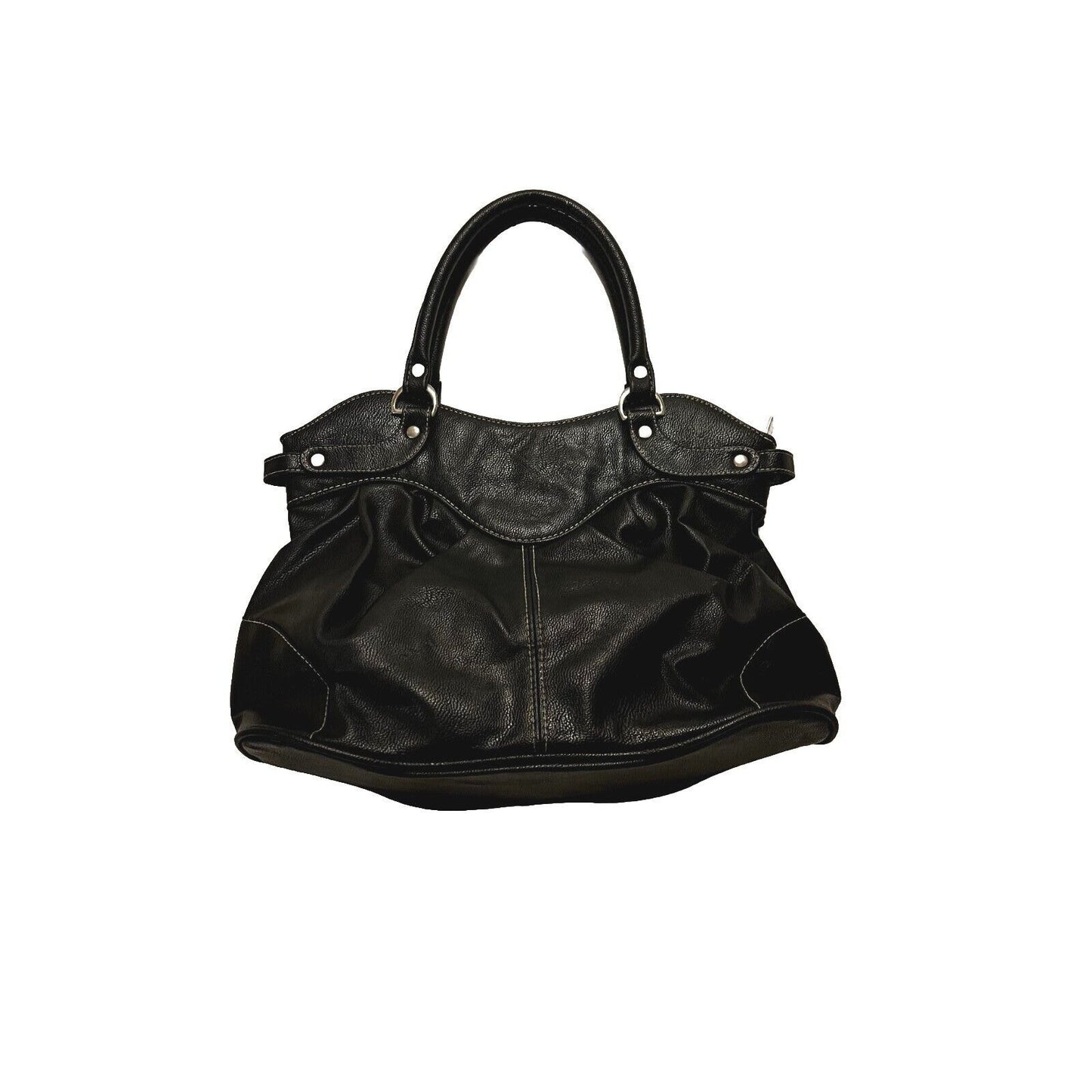 Genuine Leather Black Women's Clutch Handbag Purse Bag Handmade Custom Made