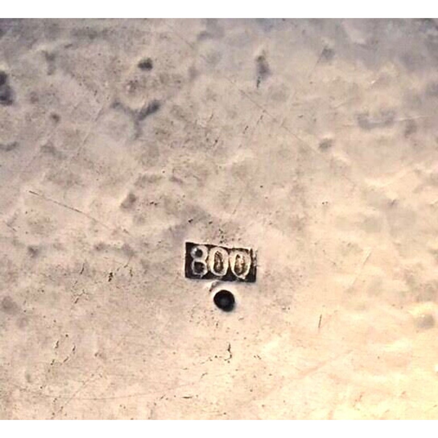 Antique Hanau Pierced Silver Footed Serving Bowl - Floral Orchid Rococo