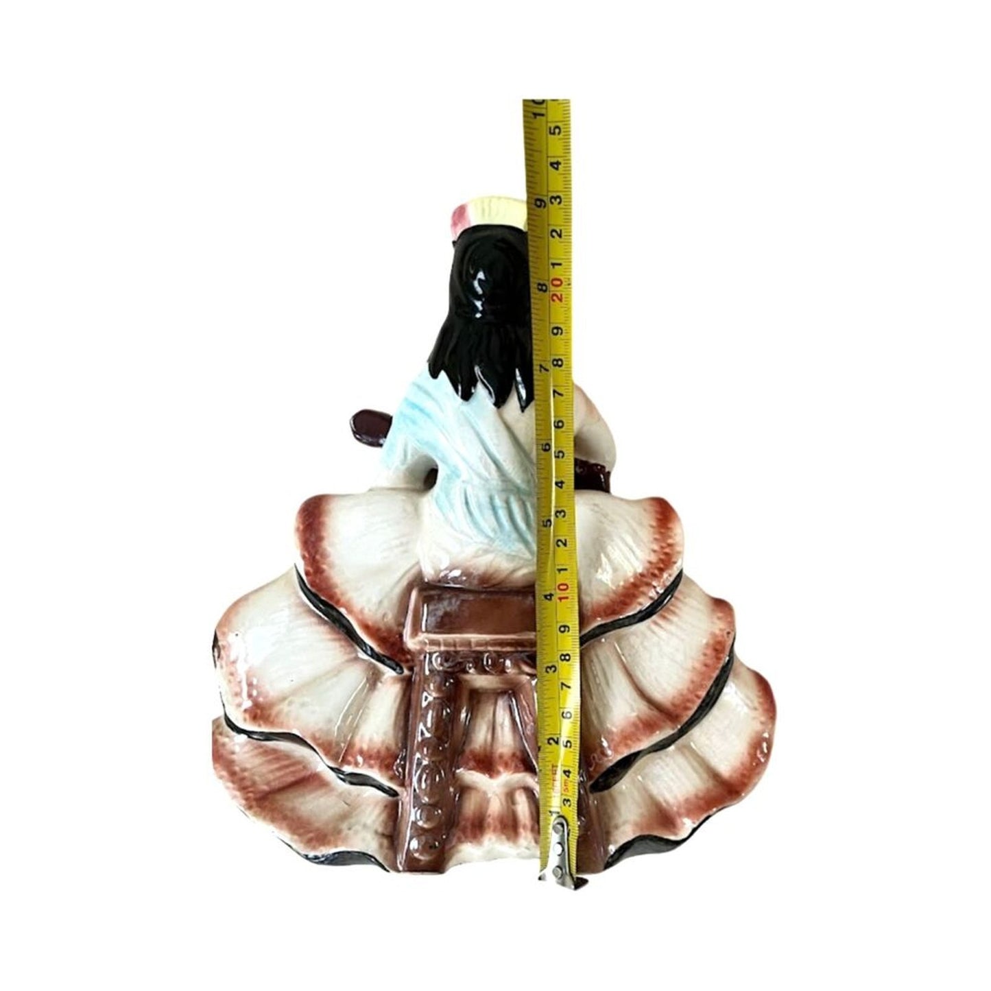 Vintage Figurine Statue Porcelain Flamenco Dancer Guitar Player Spanish Woman