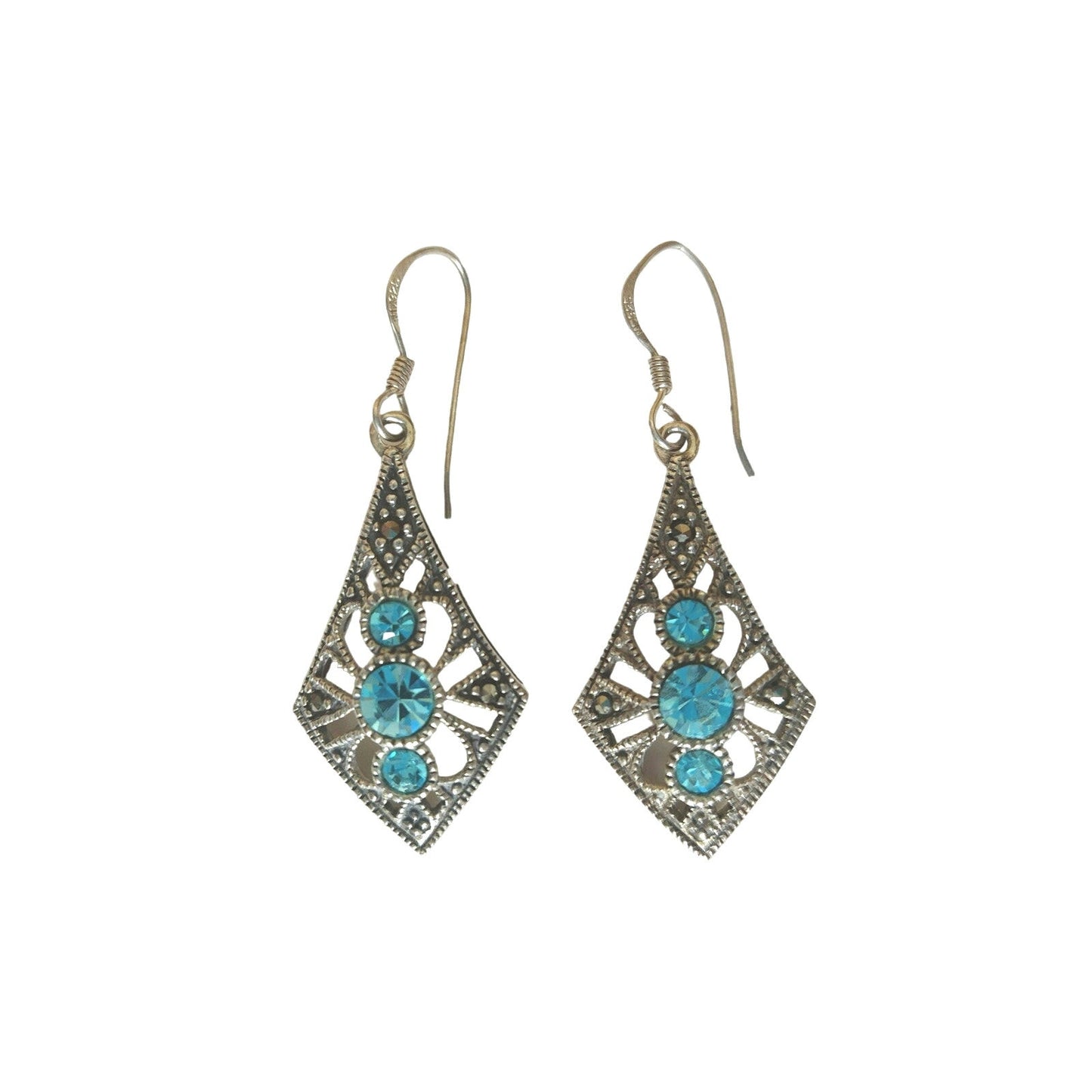 Vintage Women's Earrings Sterling Silver 925