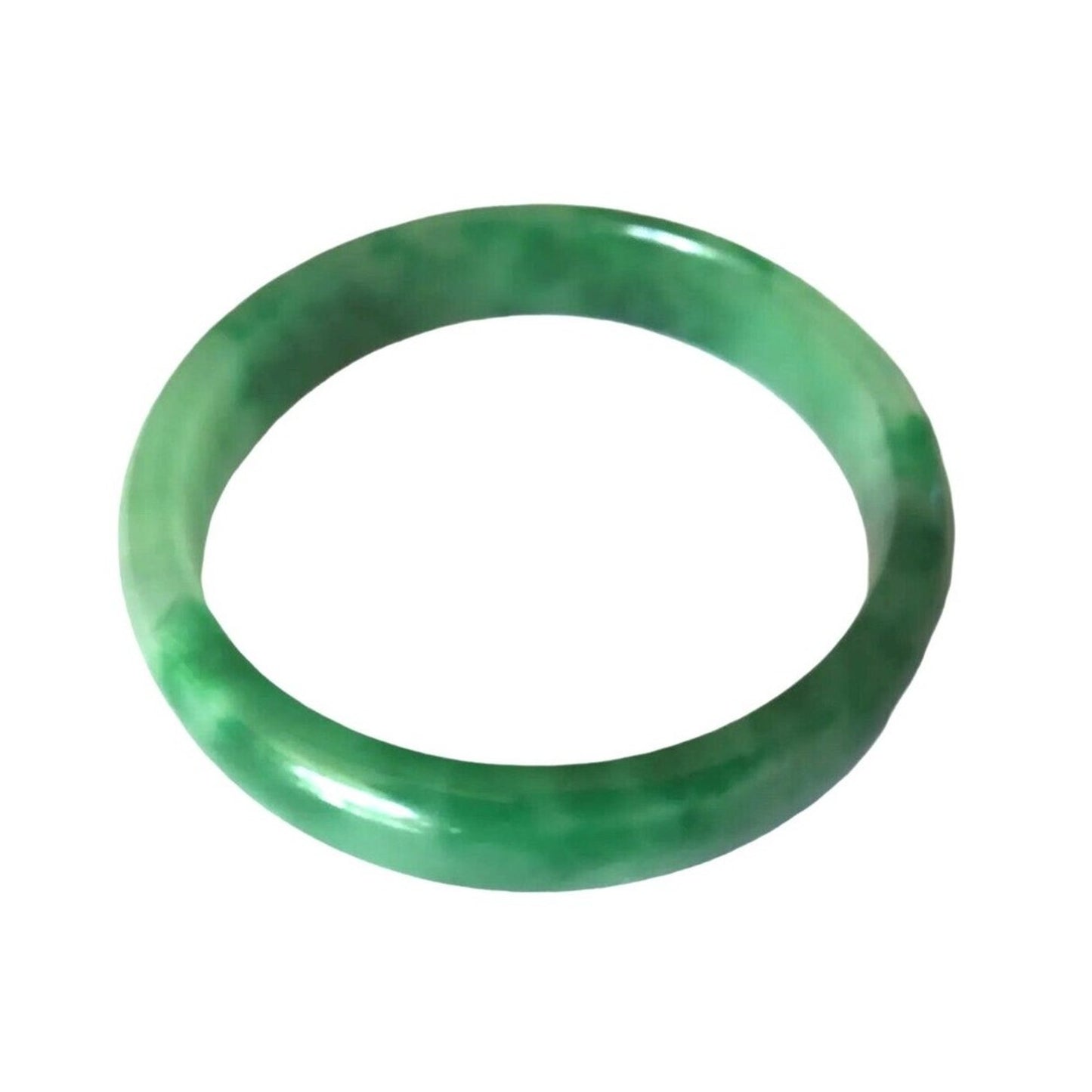 Original Natural Antique Apple Green Jadeite Jade Bangle Bracelet