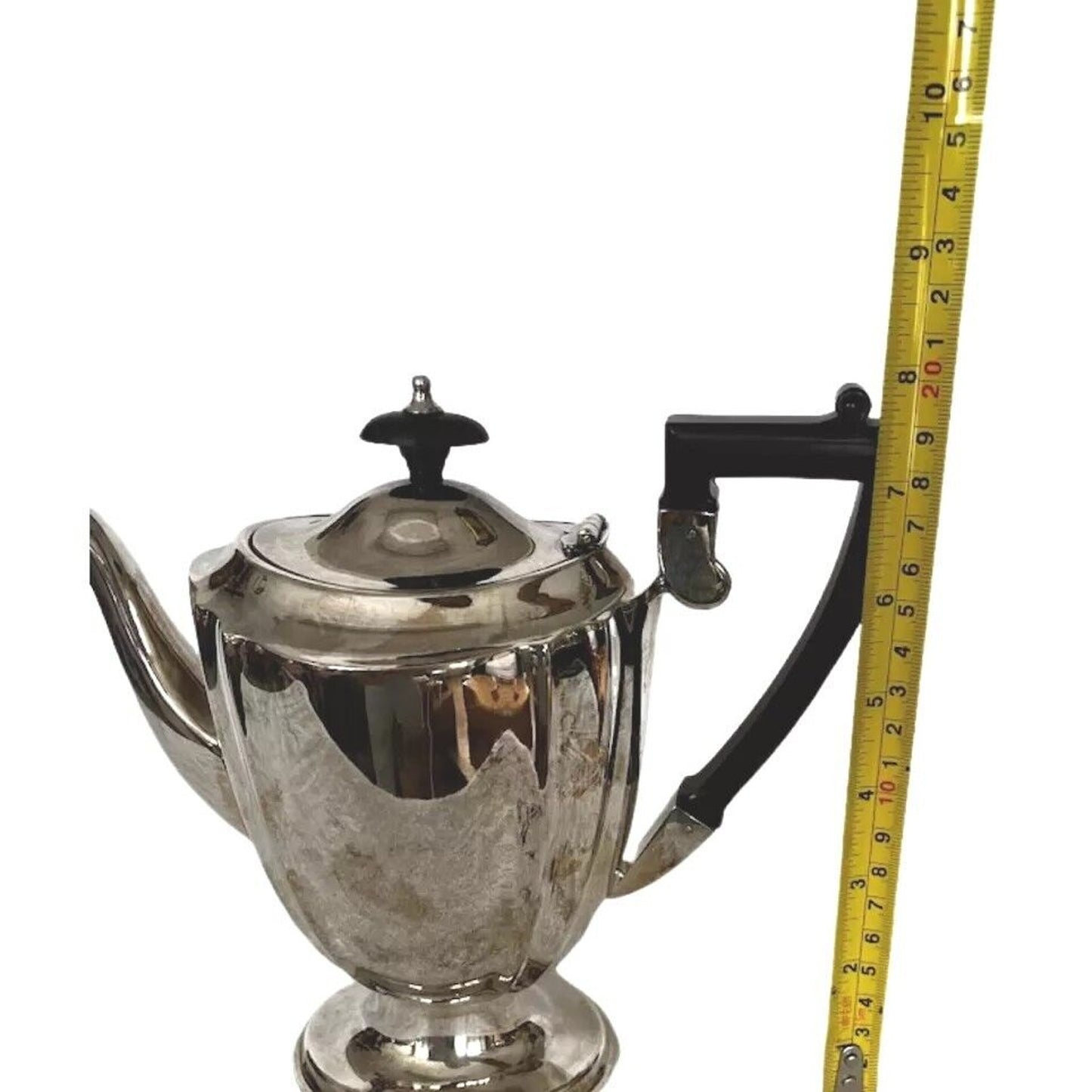 Vintage Crafton Electro Plated Nickel Silver Coffee Pot #124 Sheffield England