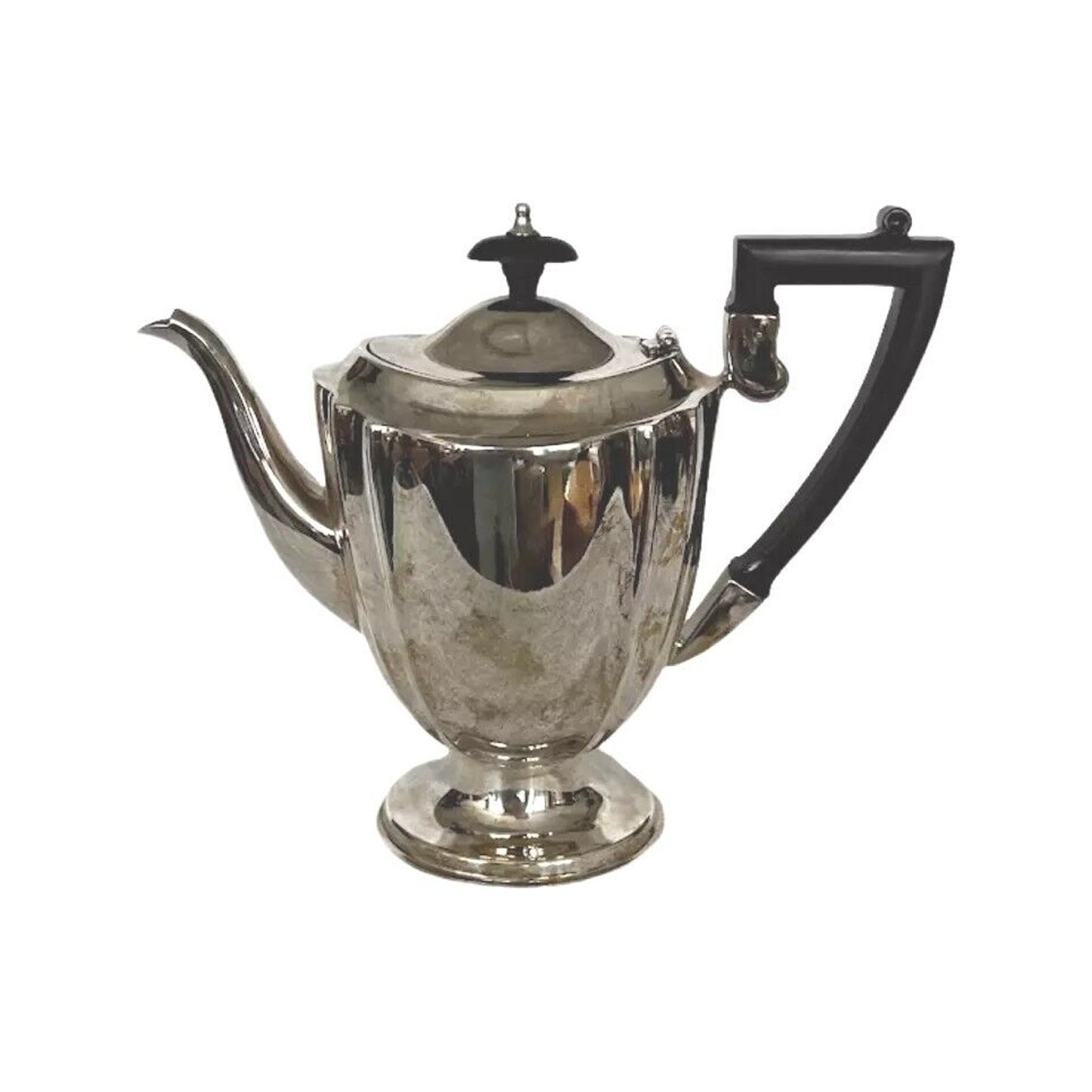 Vintage Crafton Electro Plated Nickel Silver Coffee Pot #124 Sheffield England