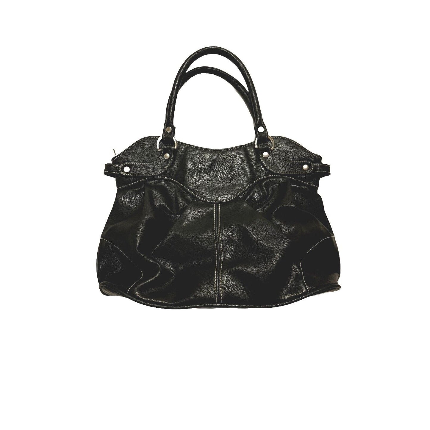 Genuine Leather Black Women's Clutch Handbag Purse Bag Handmade Custom Made