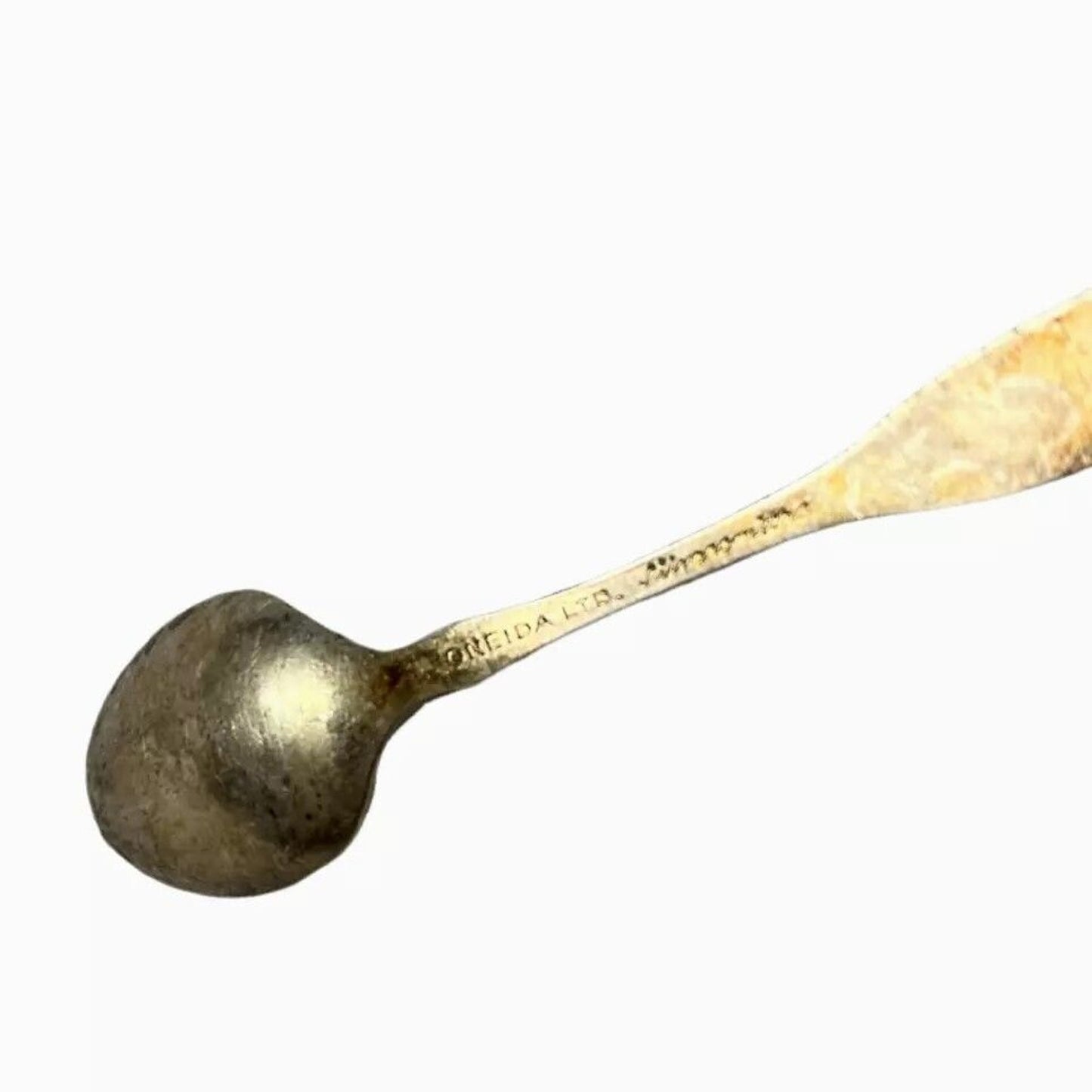 Oneida Plate Oval Soup Serving Spoon Set of 3