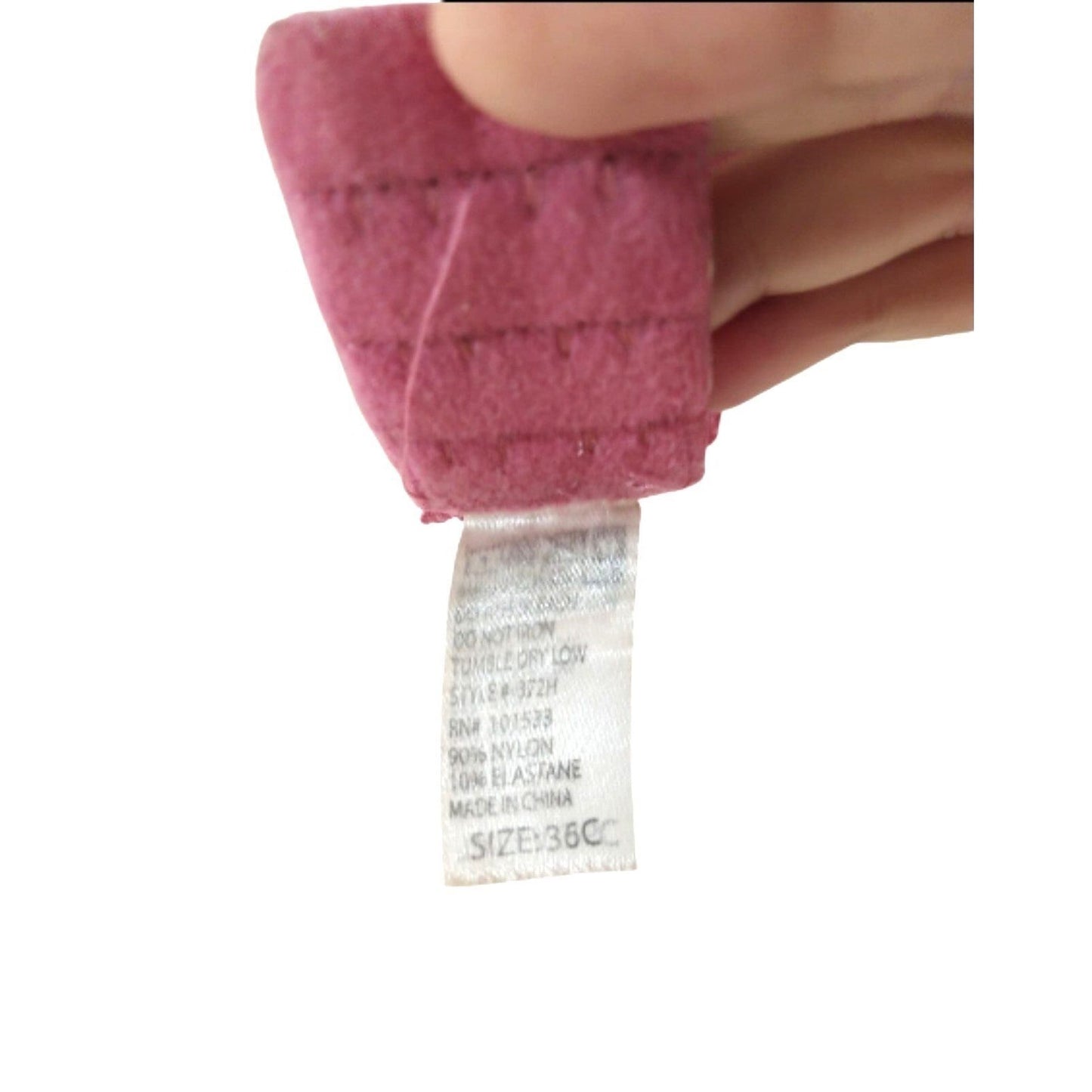 Dark pink lace women's Puch up Bra lingerie Size 36C