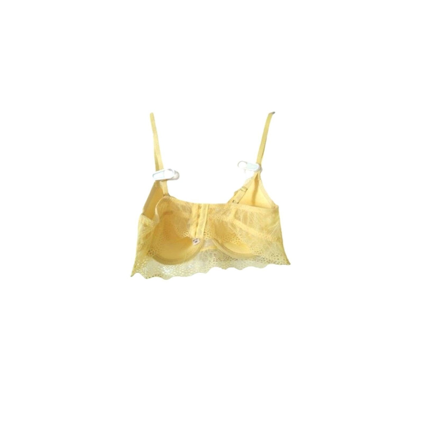 Yellow Lace Push-Up Bra - Size 36C, Lingerie Collection nwt