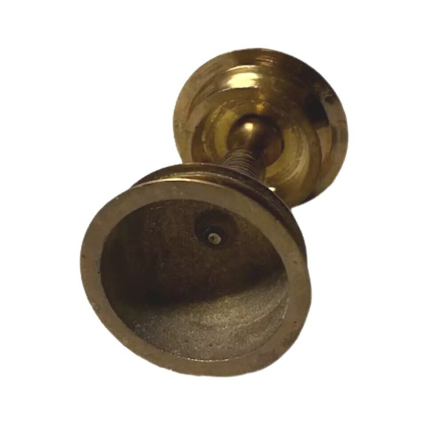 Antique Brass Oil Lamp Diya Asian Home Temple Religious Decoration India