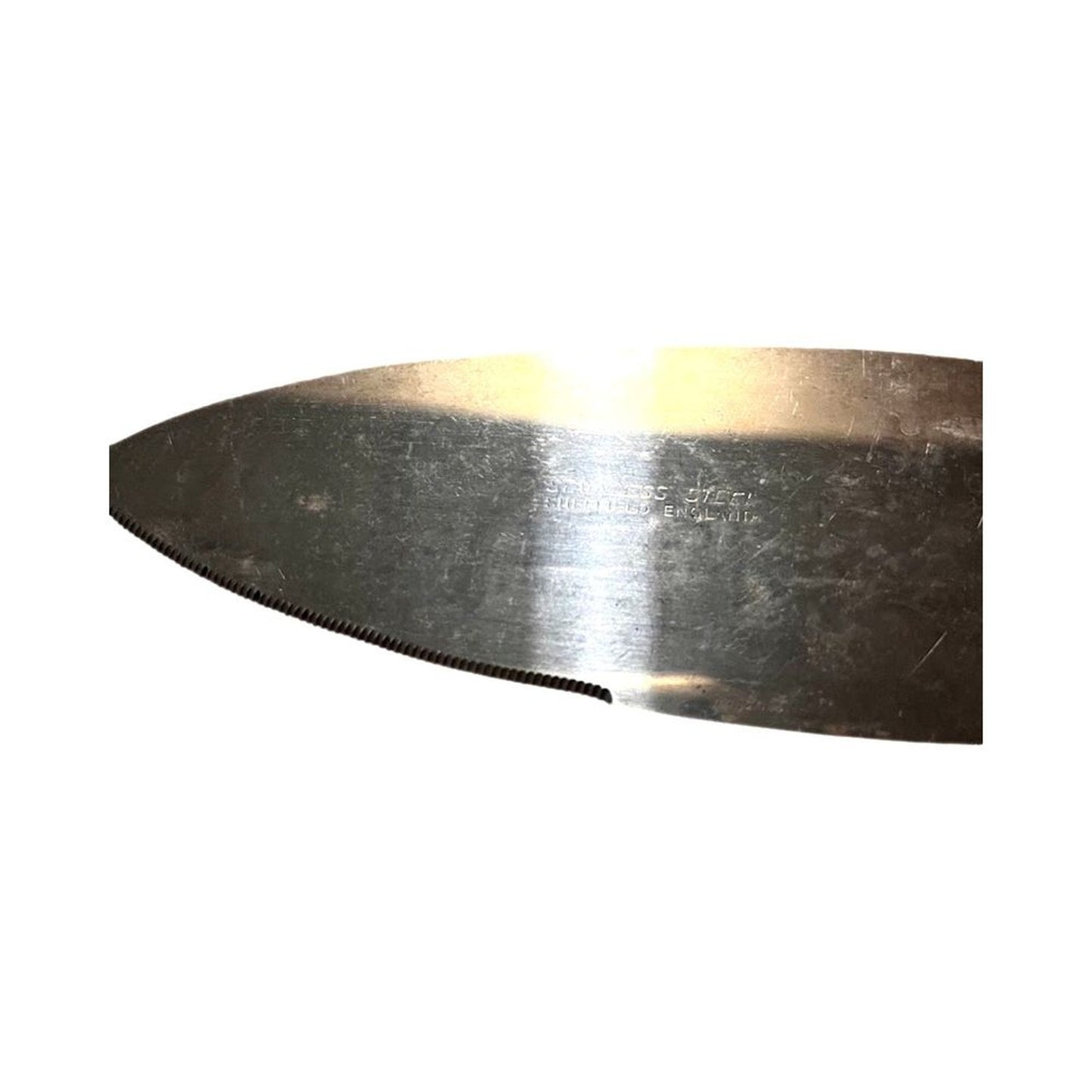 Sheffield England Set Knife Cake Serving Stainless Steel Mother Of Pearl Handle