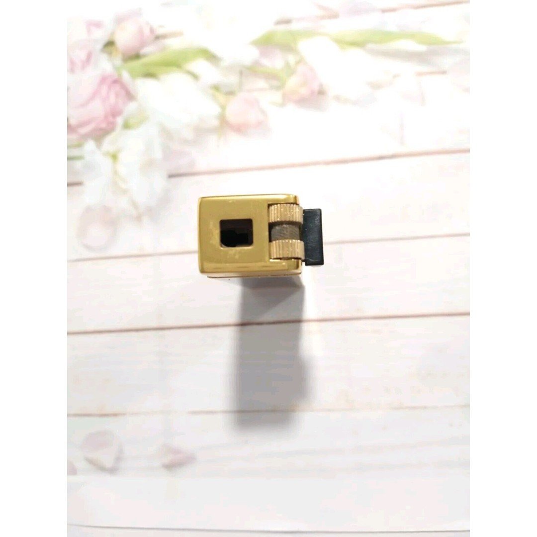 Antique Lighter Case Alfa By Feudor France Bte S.G.D.G. Sun Line Black & Gold