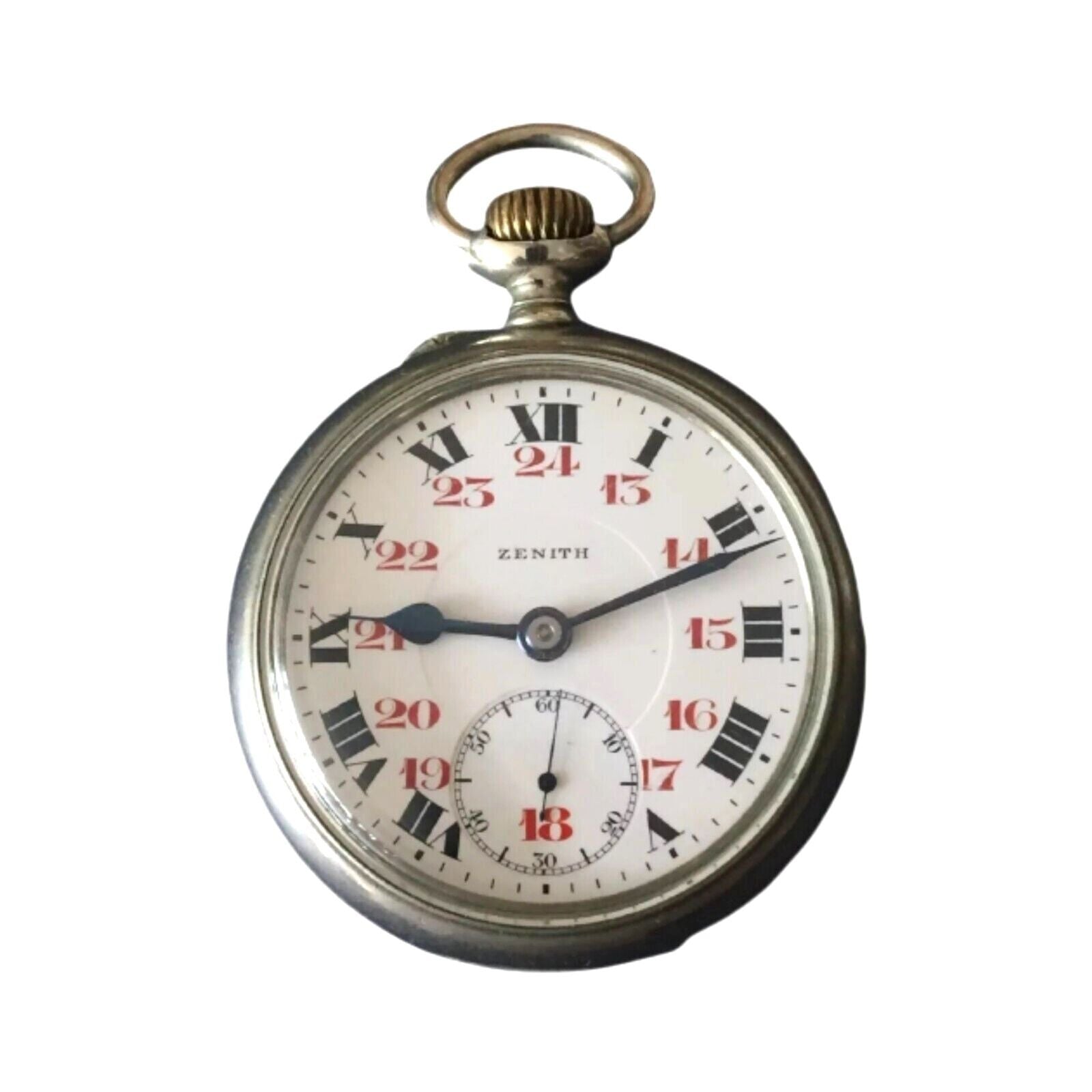 Pocket Watch Antique Zenith Grand Prix Paris 1900 Double Hunter Double Eagle
