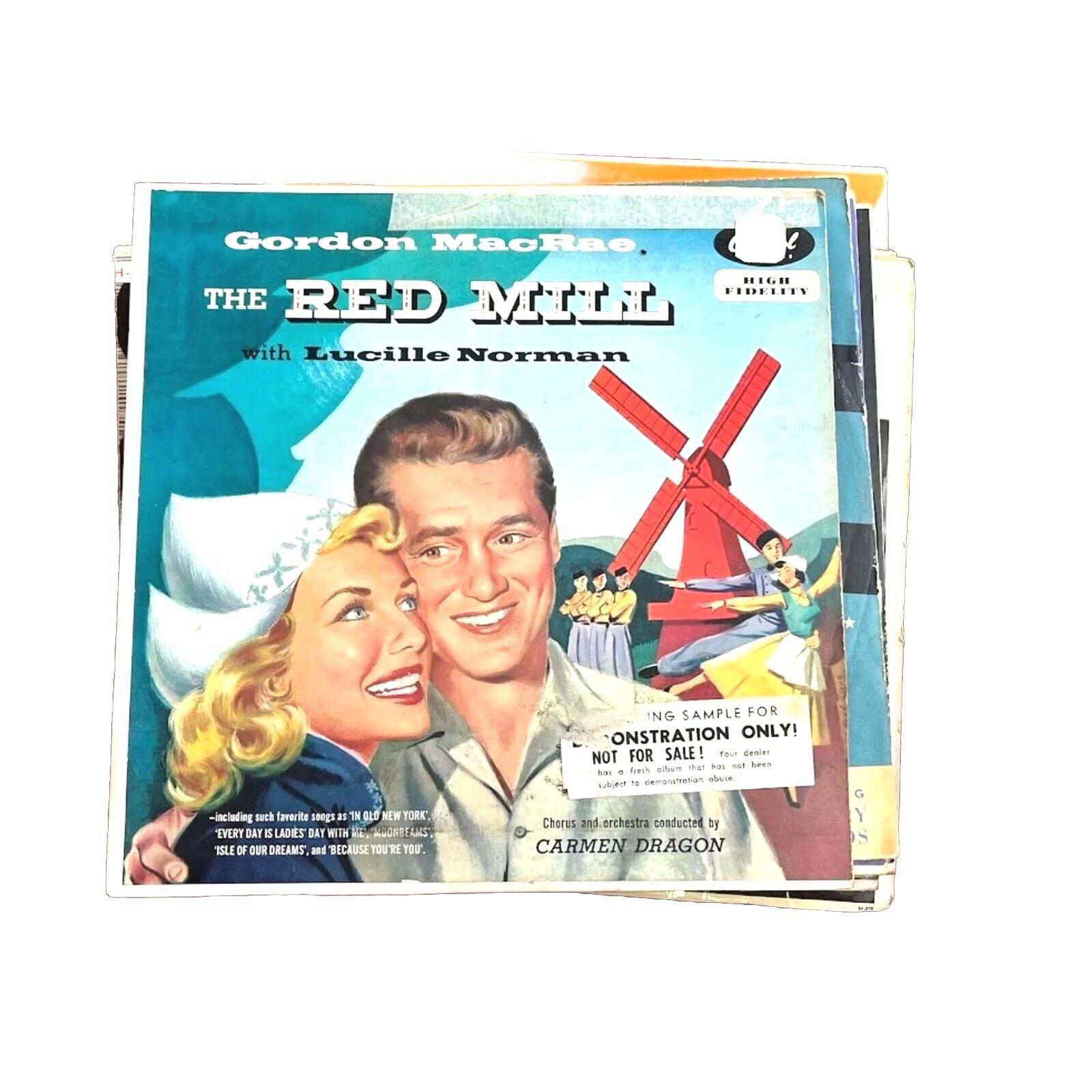 Gordon MacRae with Lucille Norman-''The Red Mill'' L530 10" Vinyl Lp Record