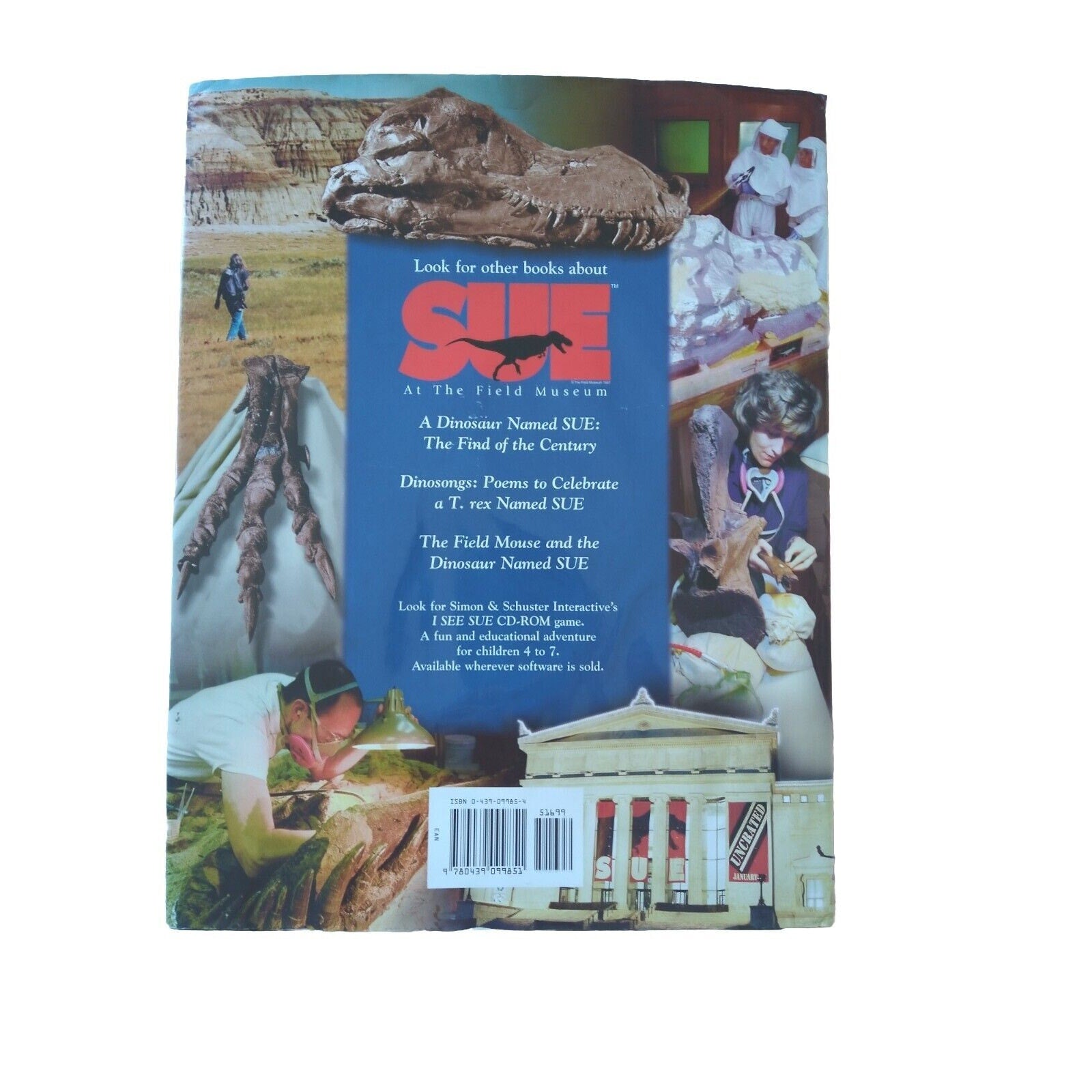 A Dinosaur Named Sue: The Story of the Colossal Fo... by Relf, Patricia Hardback