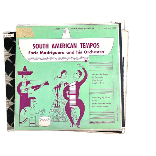 South American Tempos-Enric Madriquera & His Orchestra 1804 Vinyl Lp 10" Vintage