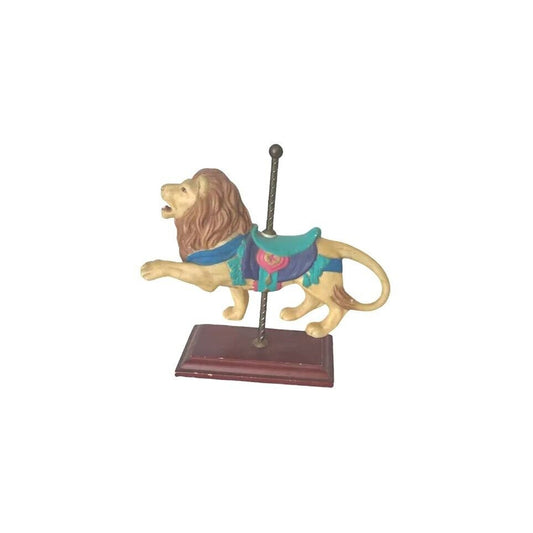 Vintage AVON 1996 The Carousel Animal Lion Collection The Lion 5¼" Long Ceramic
