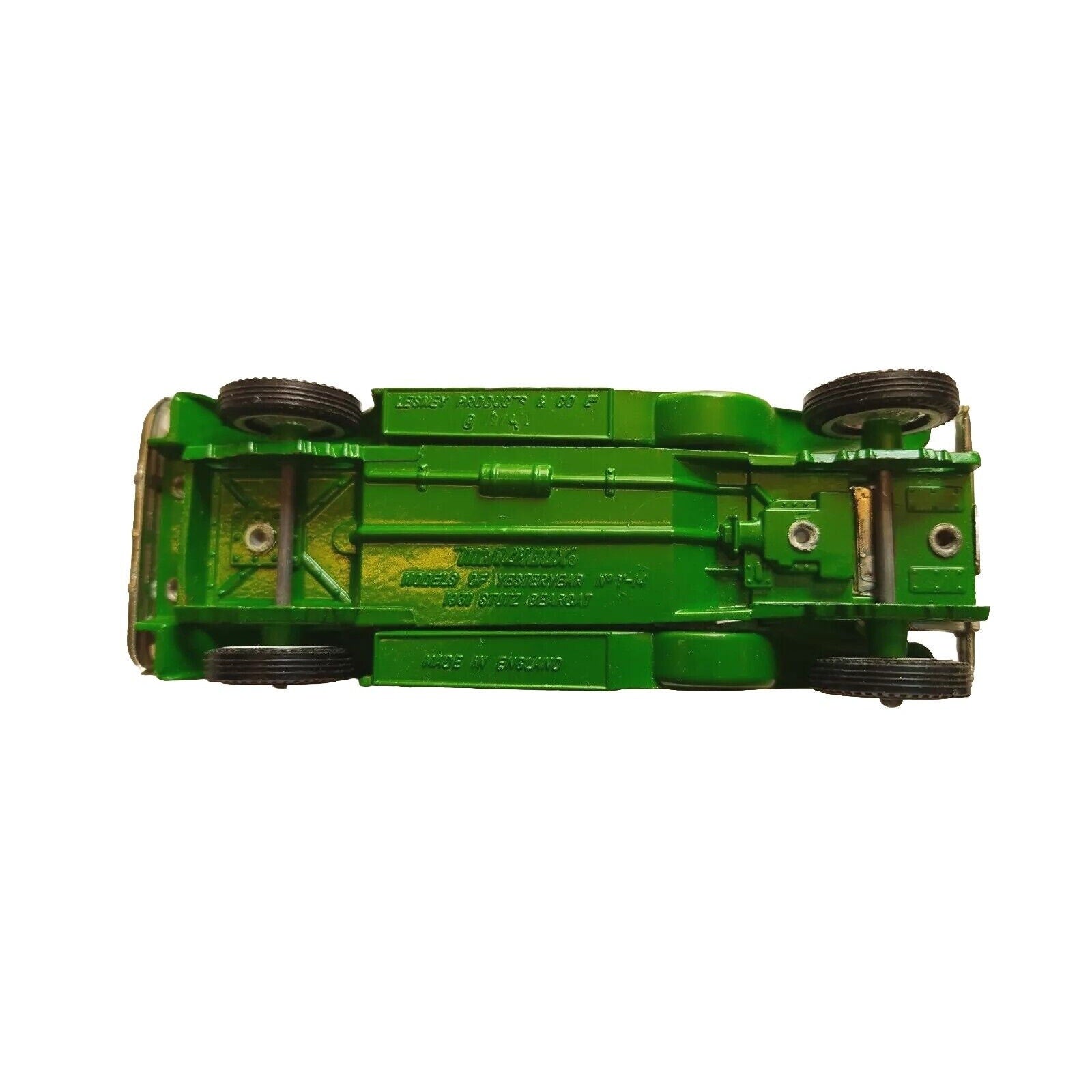 Matchbox Models Of Yesteryear Y-14 1931 Stutz Bearcat Diecast Car Green Beige
