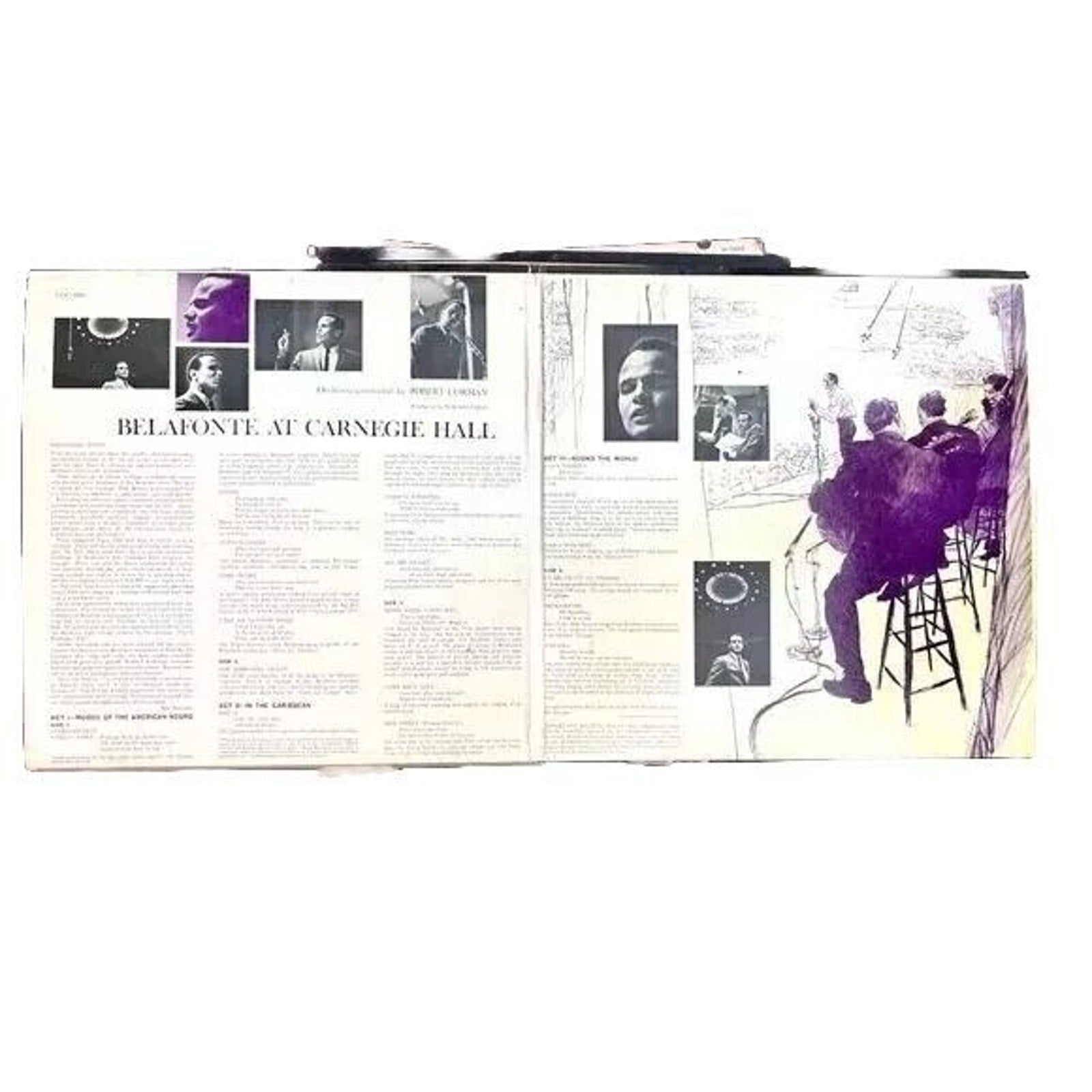 Belafonte At Carnegie Hall Vinyl Lp Record