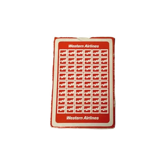 Vintage Deck of Western Airlines Playing Cards Deck