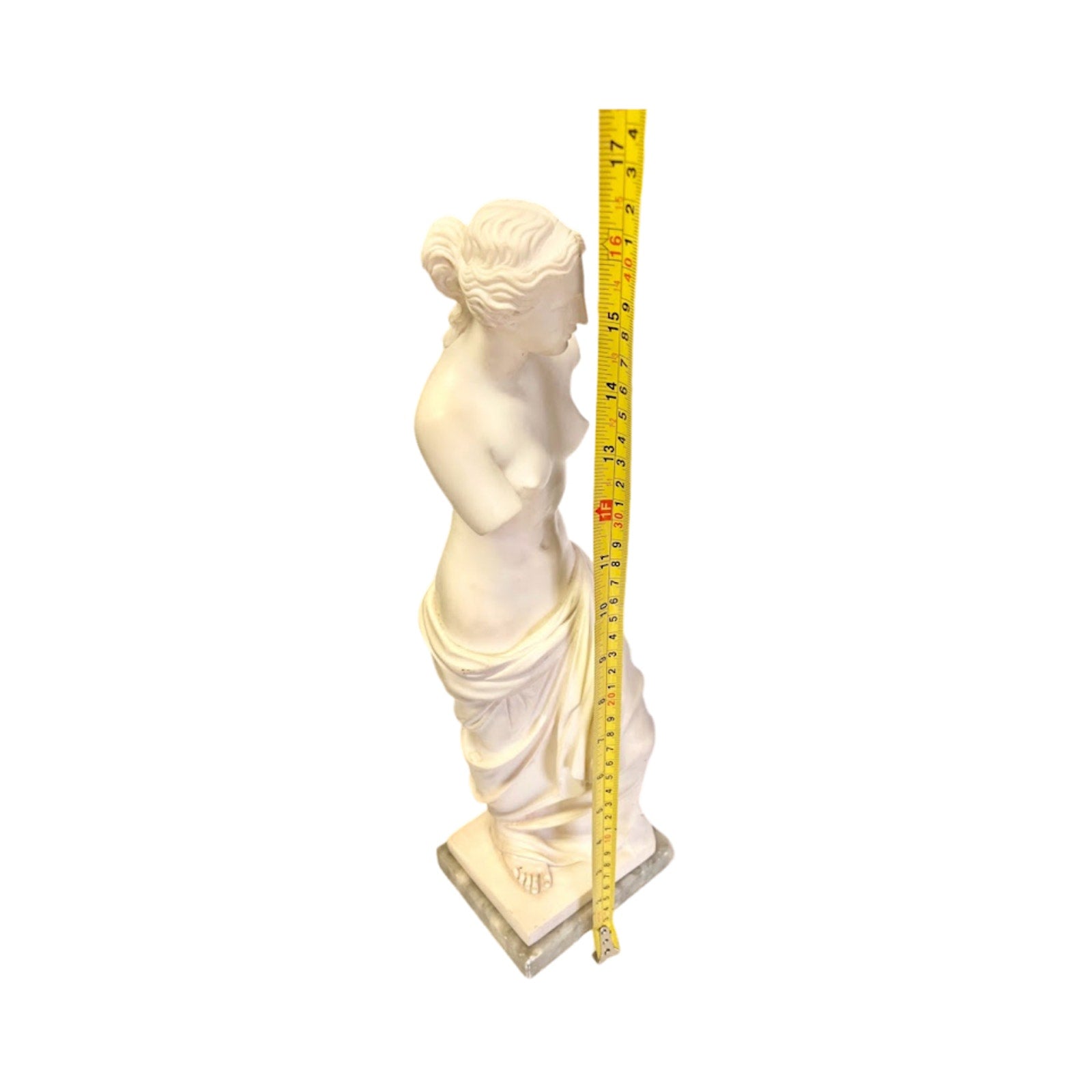 Vintage A. Gionneli Venus de Milo 16" Greek Alabaster Resin Statue from Italy