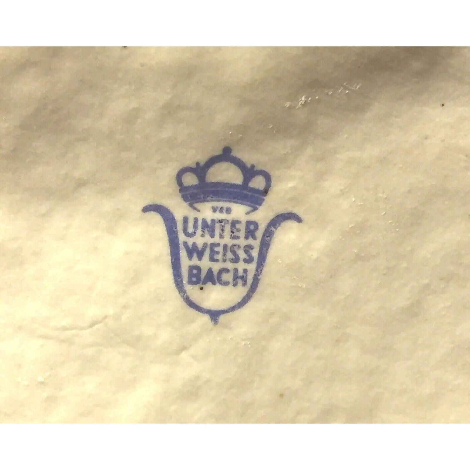 Unterweissbach Dresden Glazed Porcelain Hunter on Horse Figurine from Germany