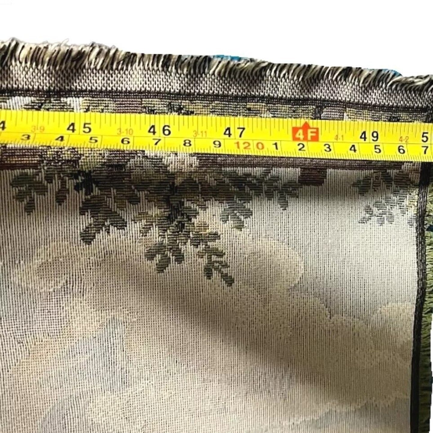 Vintage Italian Tapestry of Ladies & Gentleman Long Cotton Blend