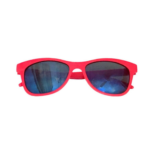 Women`s Red Frame Sunglasses Dark Lenses