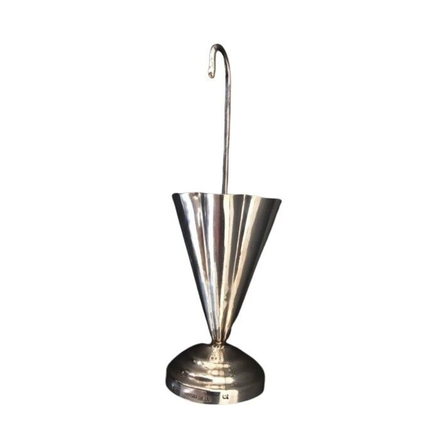 Antique Hazorfim Israel Umbrella 4 Toothpicks Holder Sterling Silver Judaica