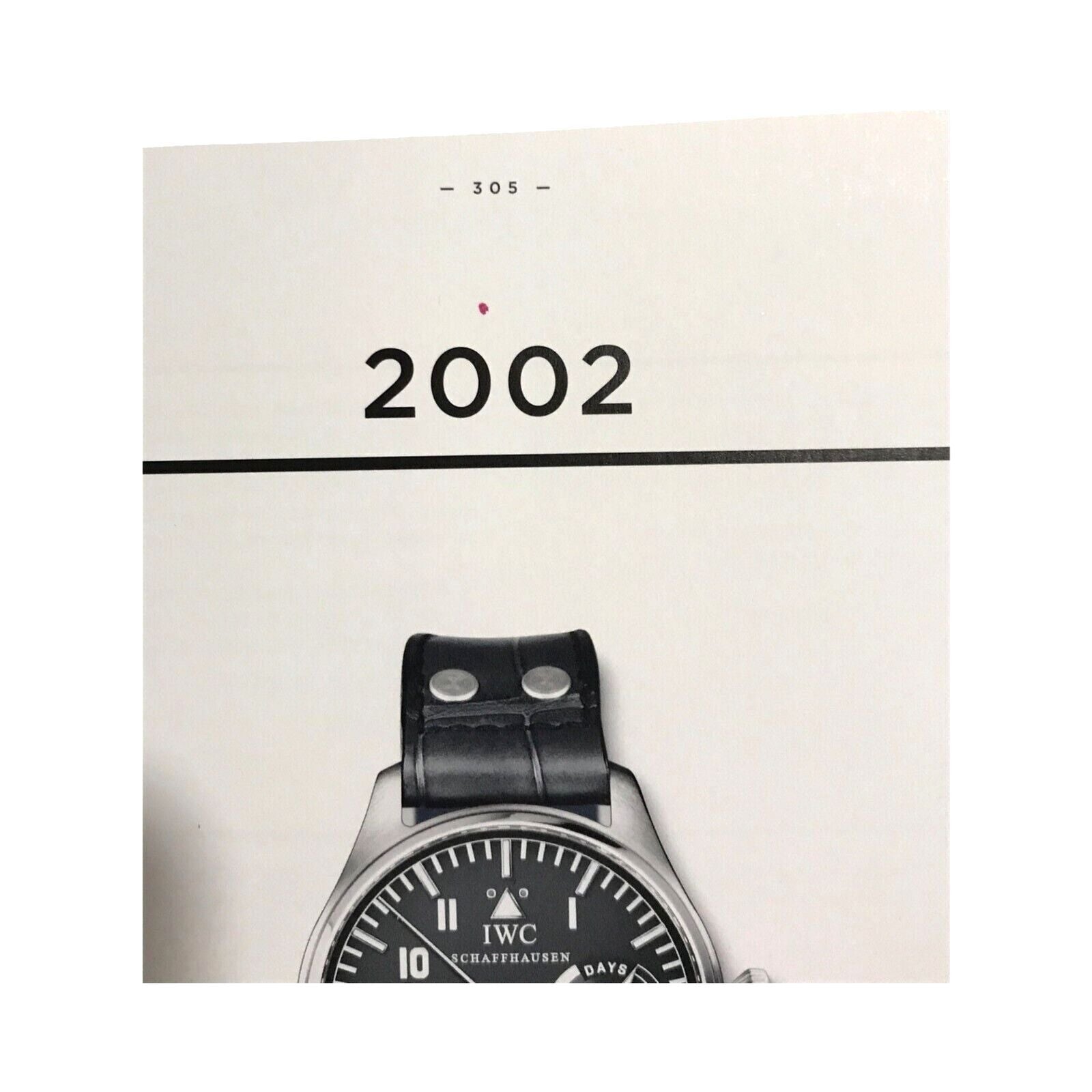 Iwc Schaffhausen Watches Collection Catalog Book 2014/2015 Look book Hardcover