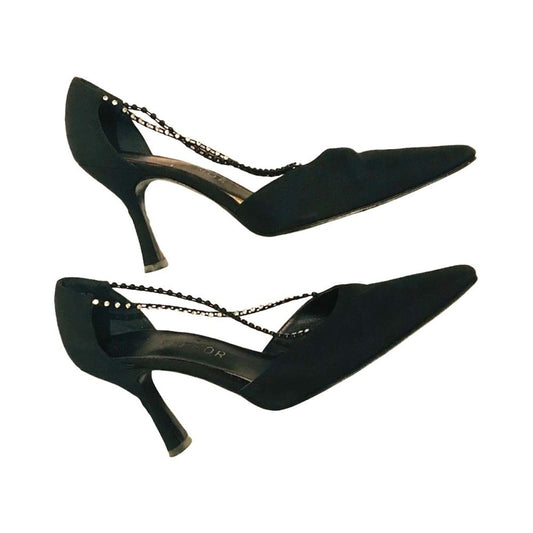 Metaphor Angie Women's High Heels Pumps Shoes Elegant Black 6.5 M