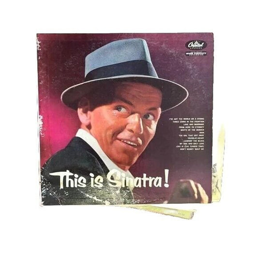 Frank Sinatra-"This Is Sinatra!" 12" Capitol Records Vinyl Lp Record Vintage
