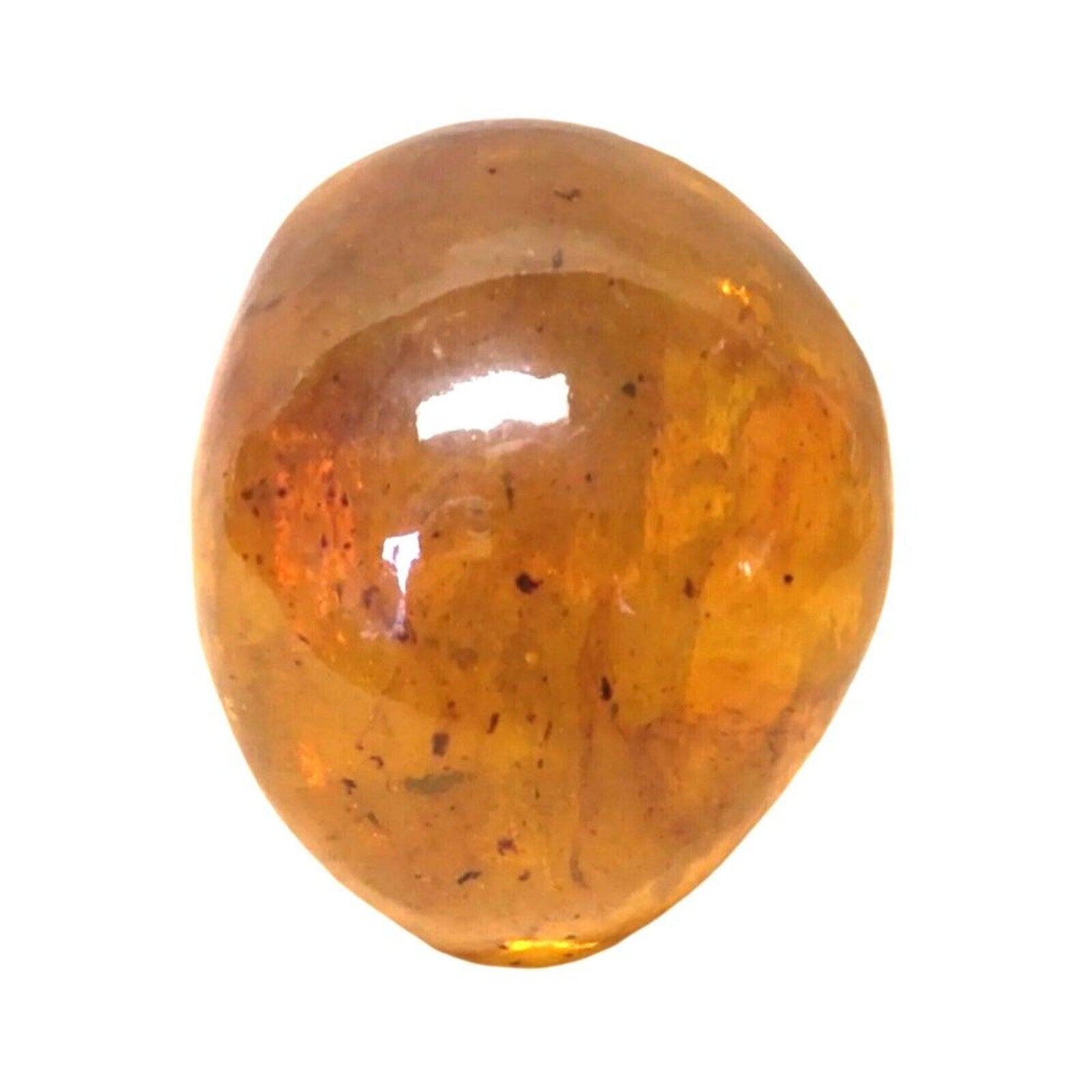 Skull Sculpture Figurine Decor Orange Honey Amber Antique Imperial Russian