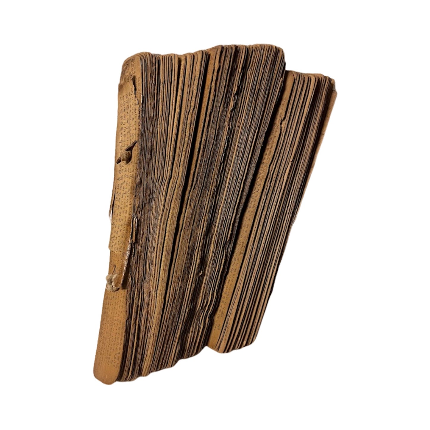 Antique Indian Hindu Palm Leaf Manuscript 18Th Century South Asia Rare