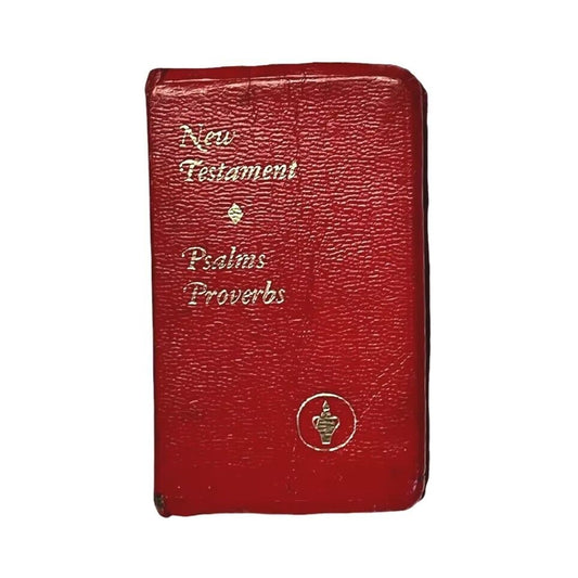 Gideon's International Bible Pocket New Testament Psalms Proverbs Red Cover Book