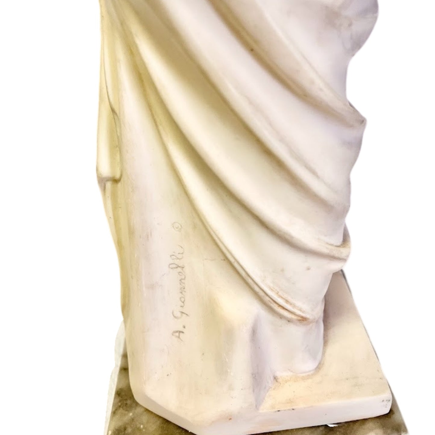 Vintage A. Gionneli Venus de Milo 16" Greek Alabaster Resin Statue from Italy