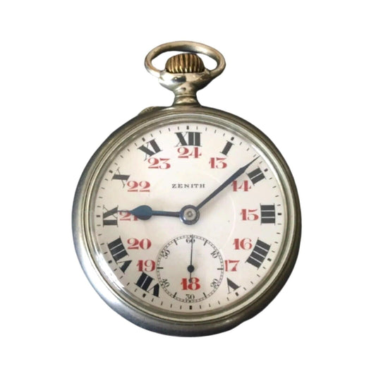 Pocket Watch Antique Zenith Grand Prix Paris 1900 Double Hunter Double Eagle