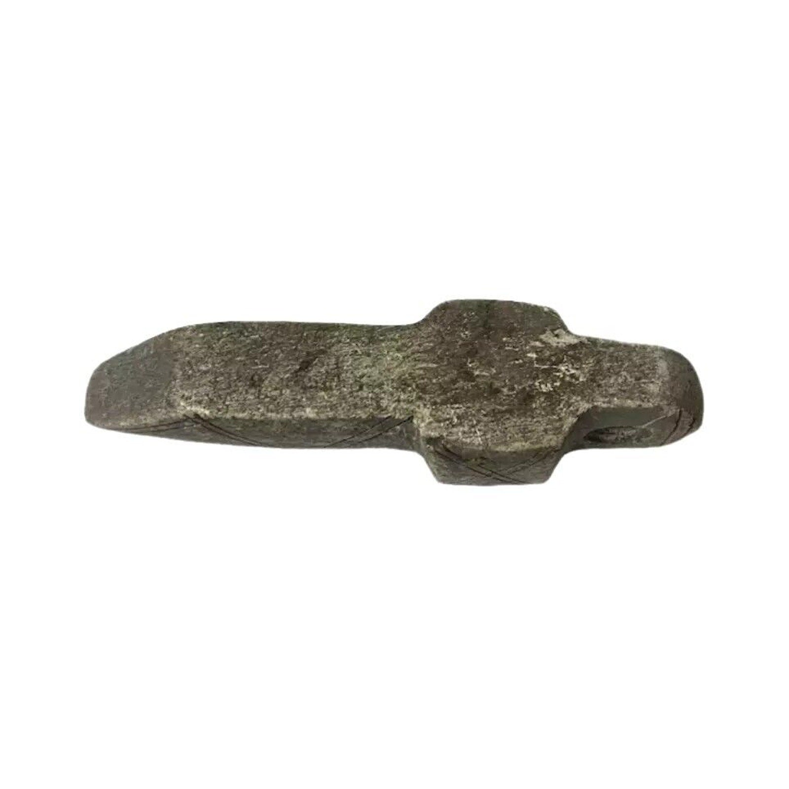 Late Byzantine Early Islamic Hand Carved Stone Oil Lamp Circa 1000 AD