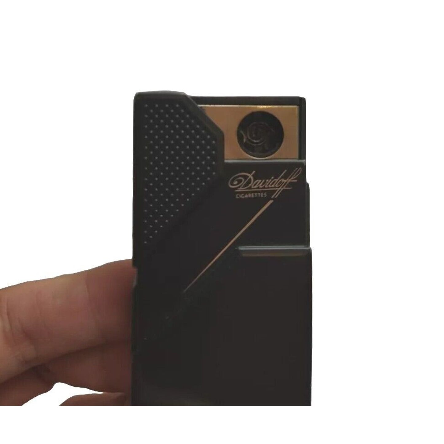 Davidoff Cigarettes Collectible Plastic Lighter Black