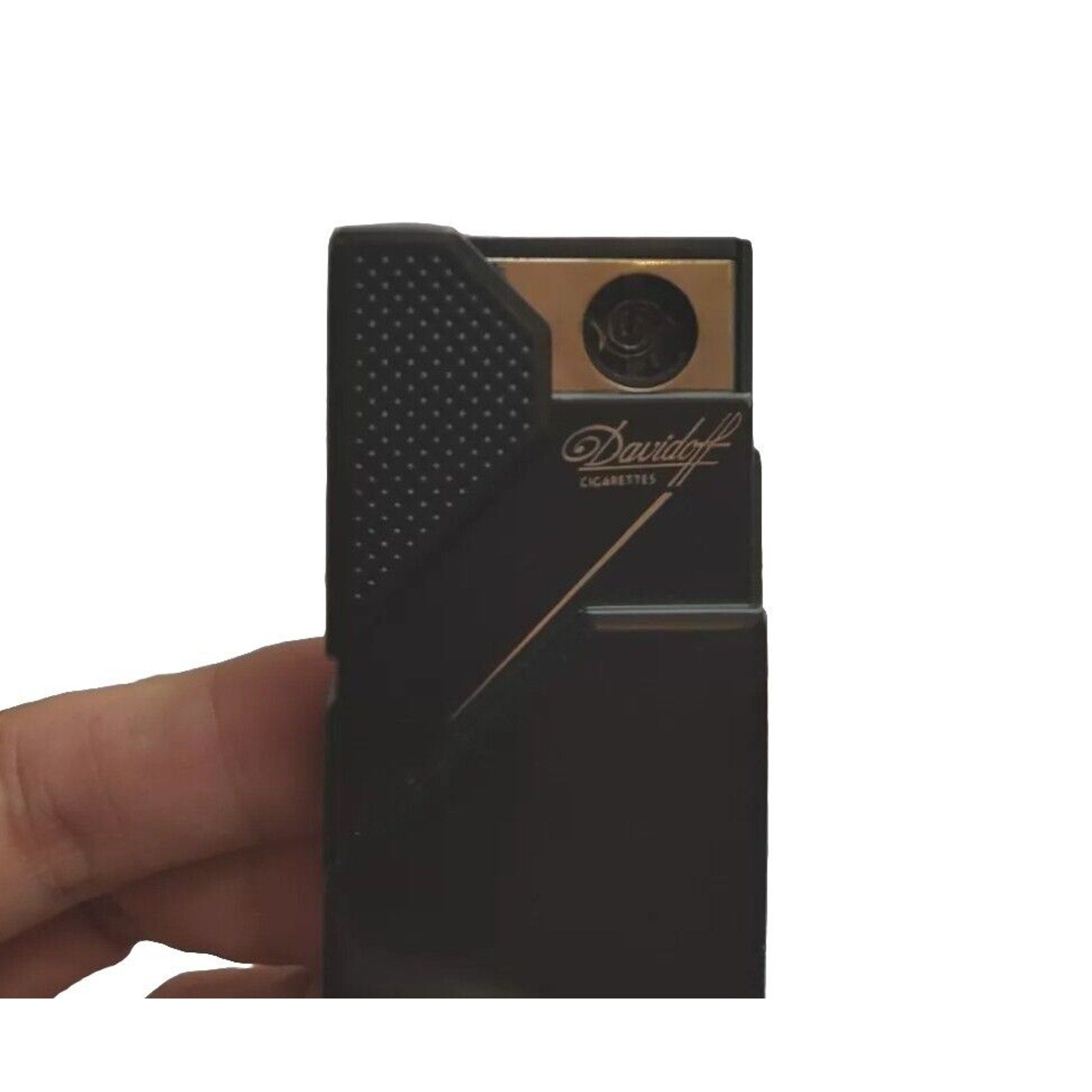 Davidoff Cigarettes Collectible Plastic Lighter Black