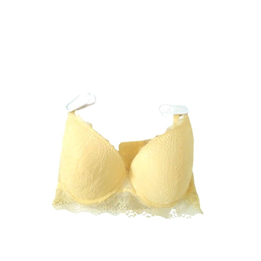 Yellow Lace Push-Up Bra - Size 36C, Lingerie Collection nwt
