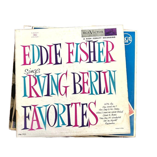 Eddie Fisher-Irving Berlin Favorites IPM3122 RCA Victor 10" Vinyl LP Record