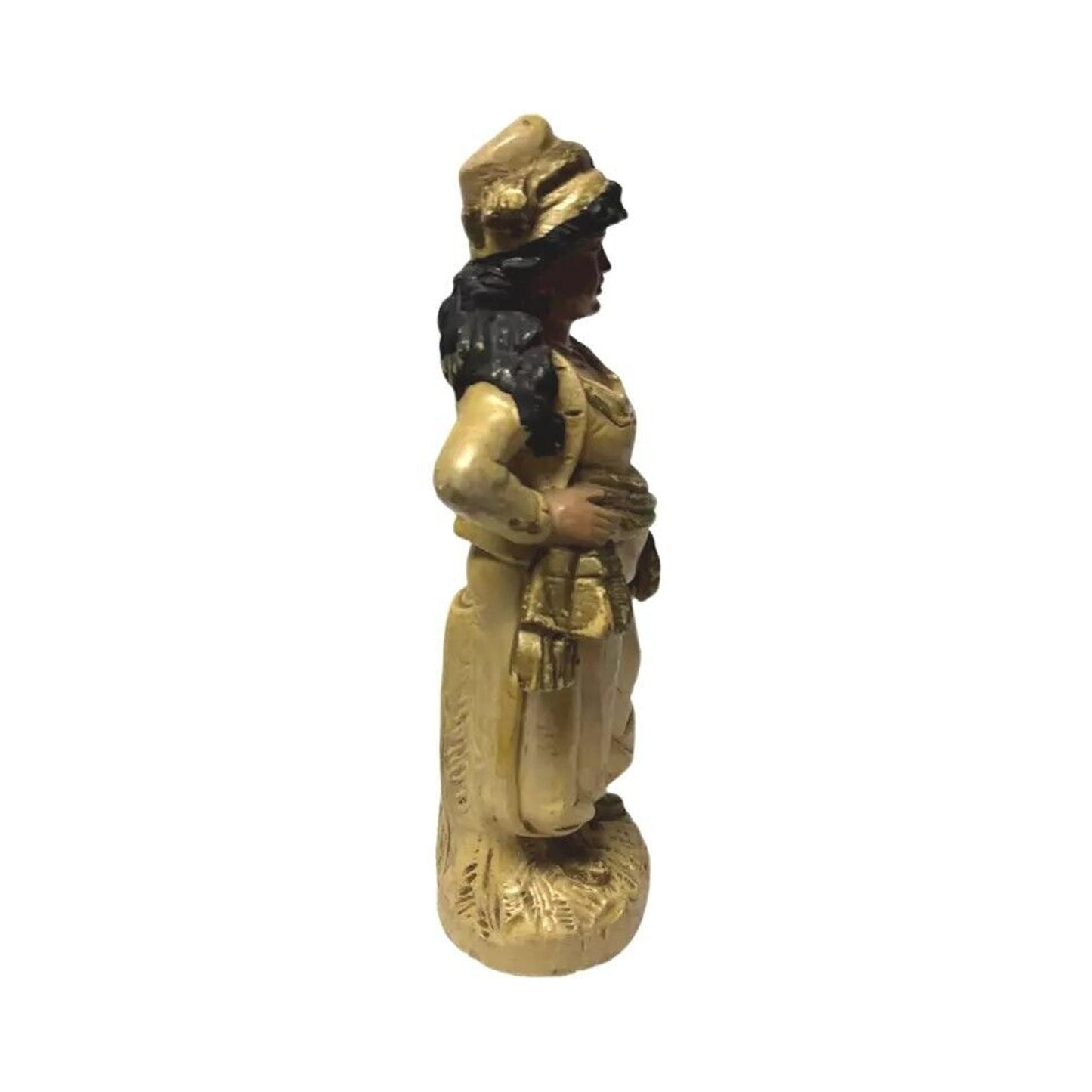 Antique Ceramic figure "Gypsy" Johann Maresch Austria End of 19th Century